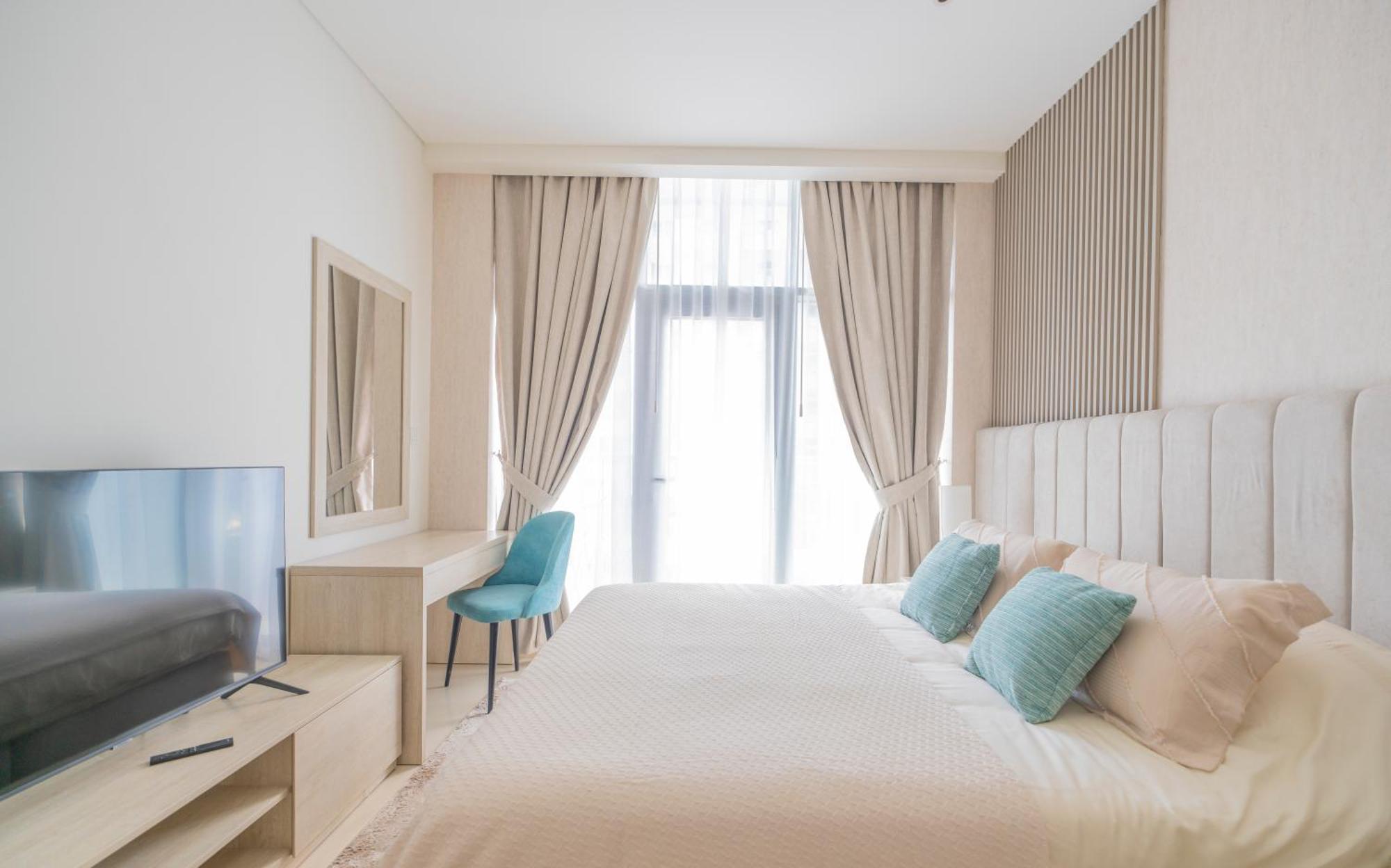 Studio With Pool And Private Beach Access On Palm Jumeirah Dubai Buitenkant foto
