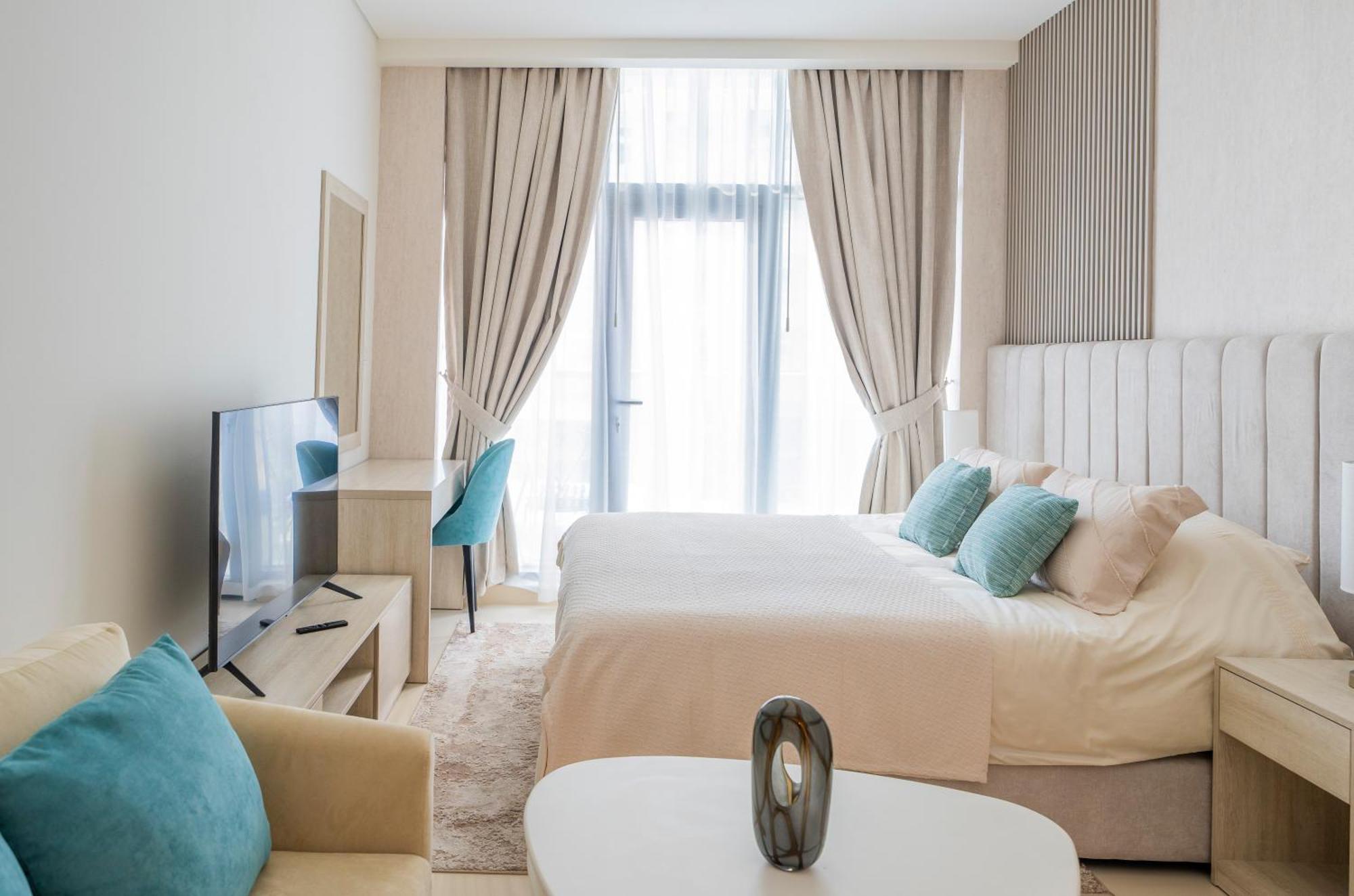 Studio With Pool And Private Beach Access On Palm Jumeirah Dubai Buitenkant foto
