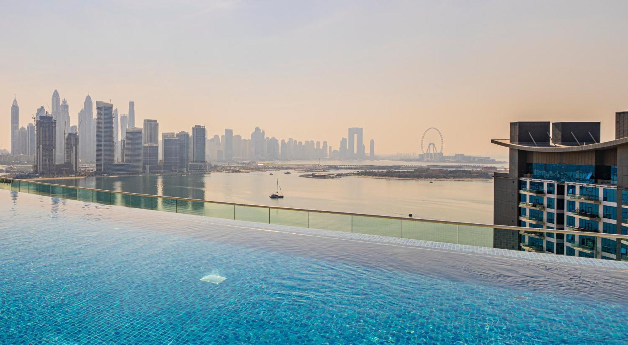 Studio With Pool And Private Beach Access On Palm Jumeirah Dubai Buitenkant foto