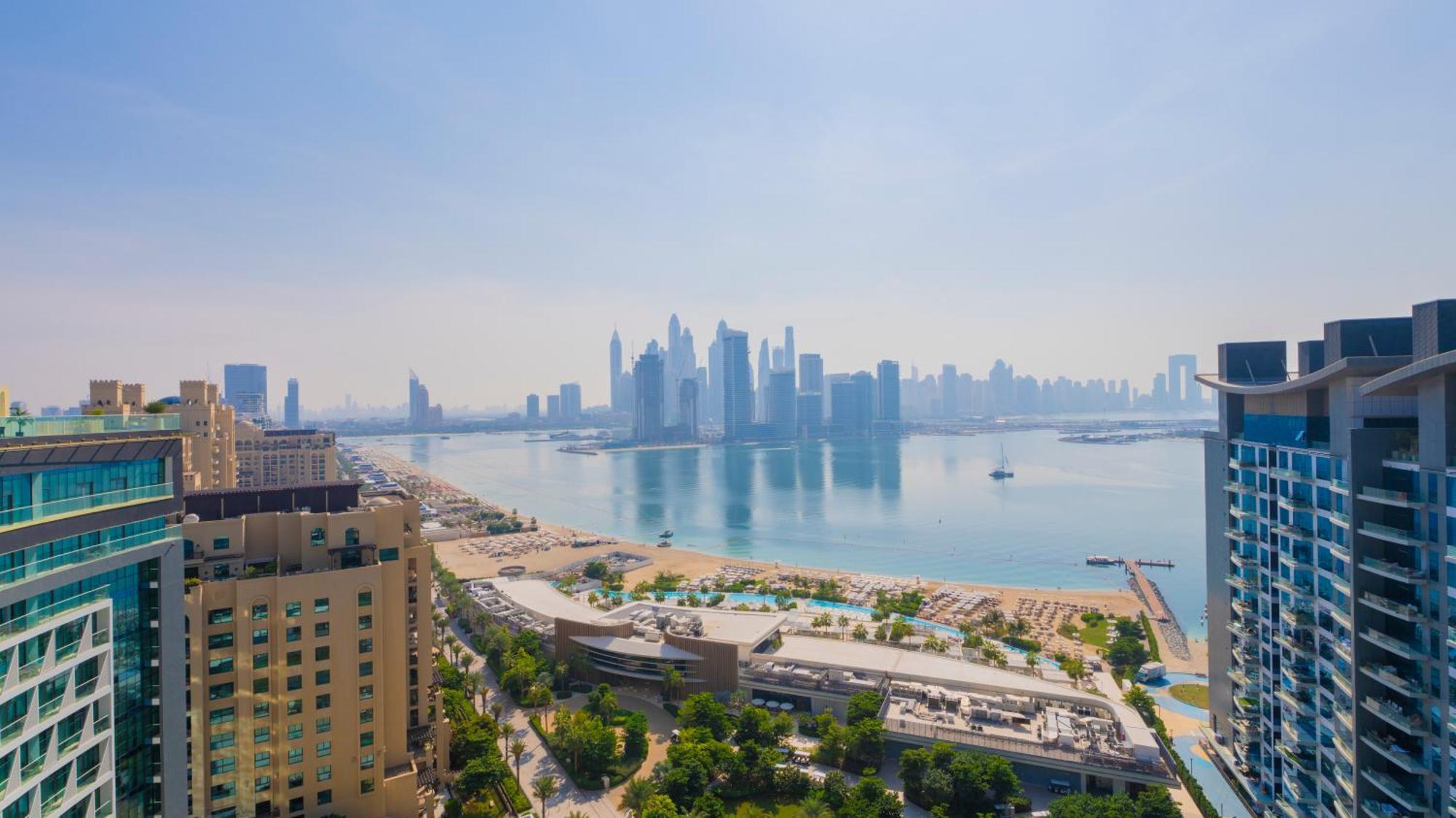 Studio With Pool And Private Beach Access On Palm Jumeirah Dubai Buitenkant foto