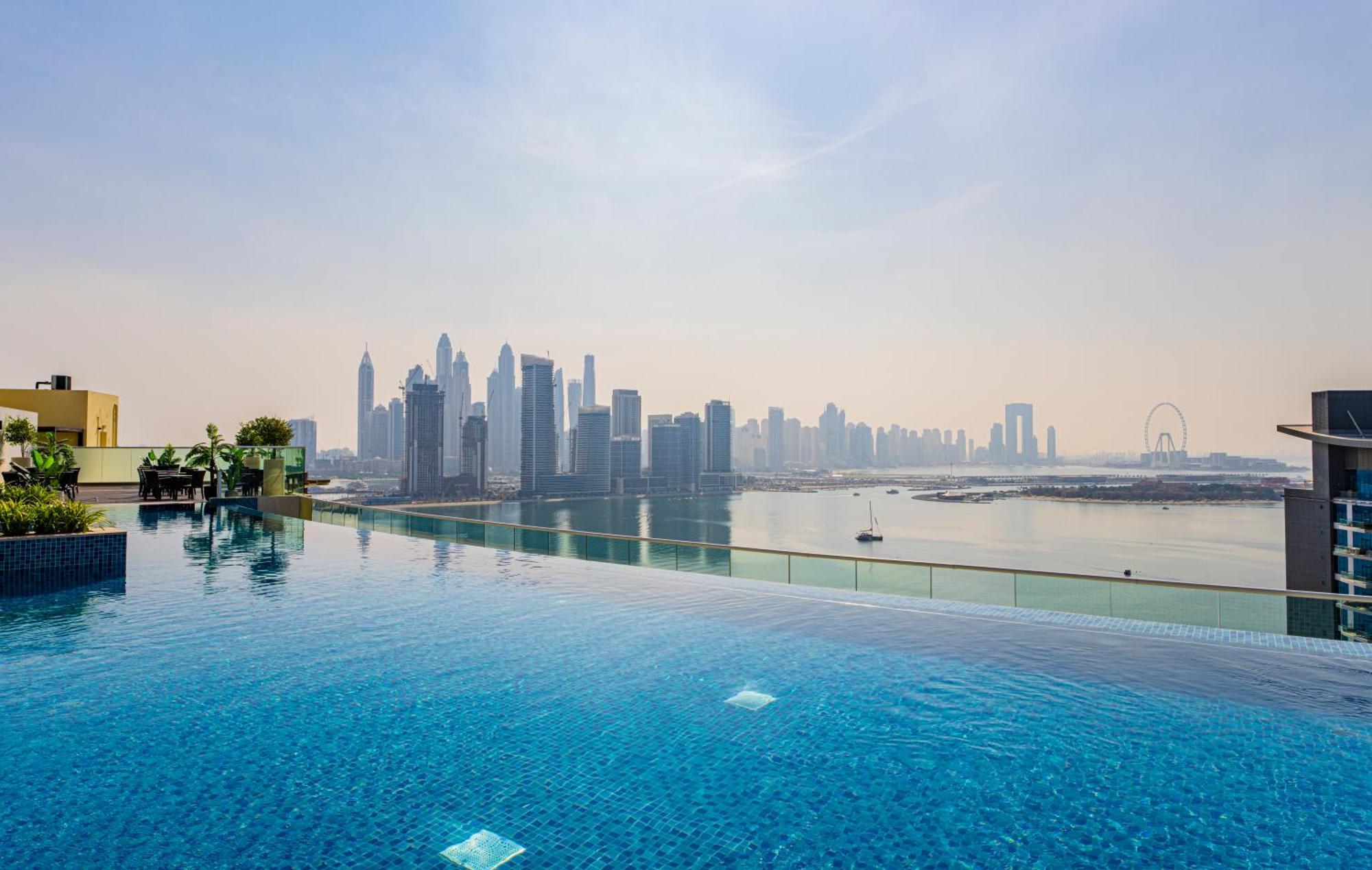 Studio With Pool And Private Beach Access On Palm Jumeirah Dubai Buitenkant foto