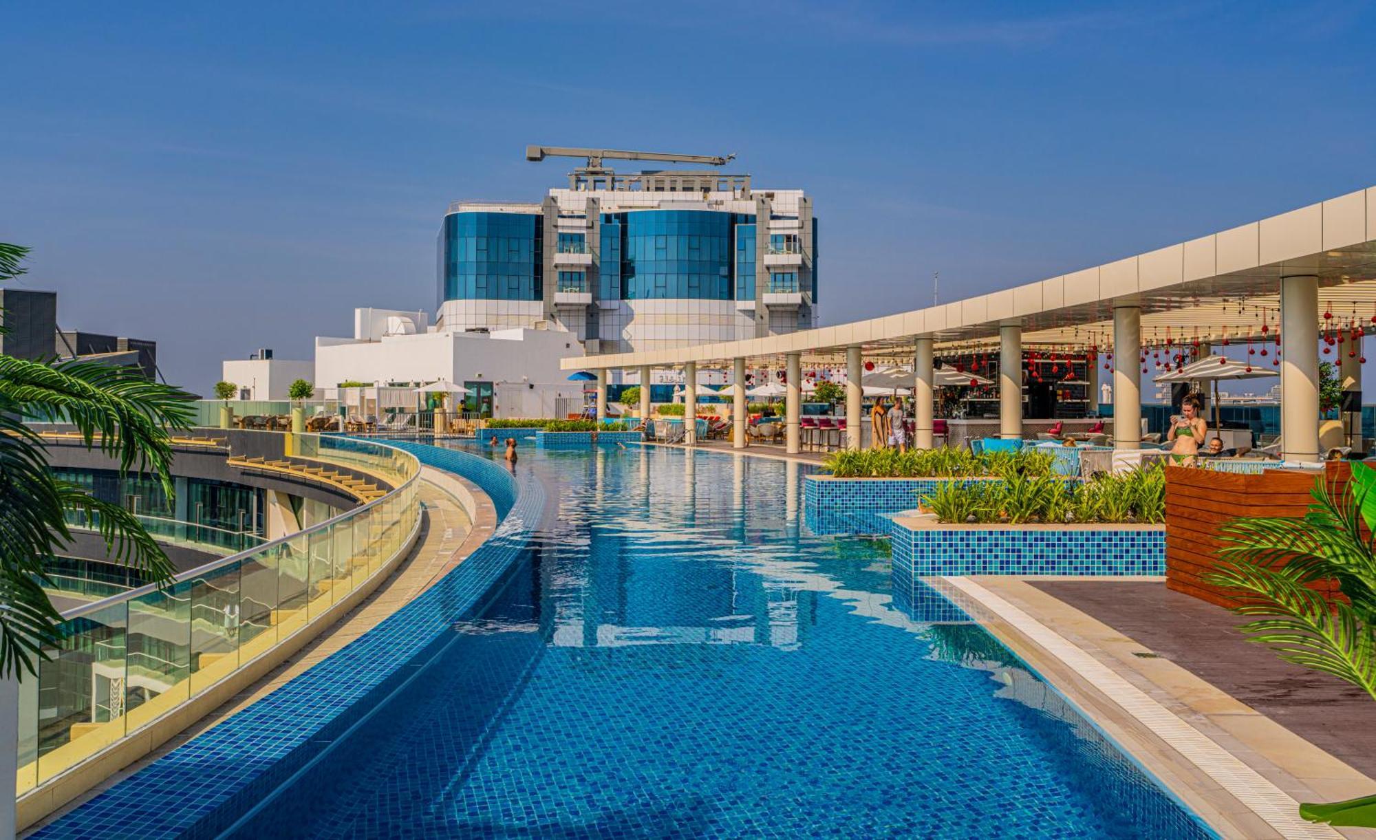 Studio With Pool And Private Beach Access On Palm Jumeirah Dubai Buitenkant foto