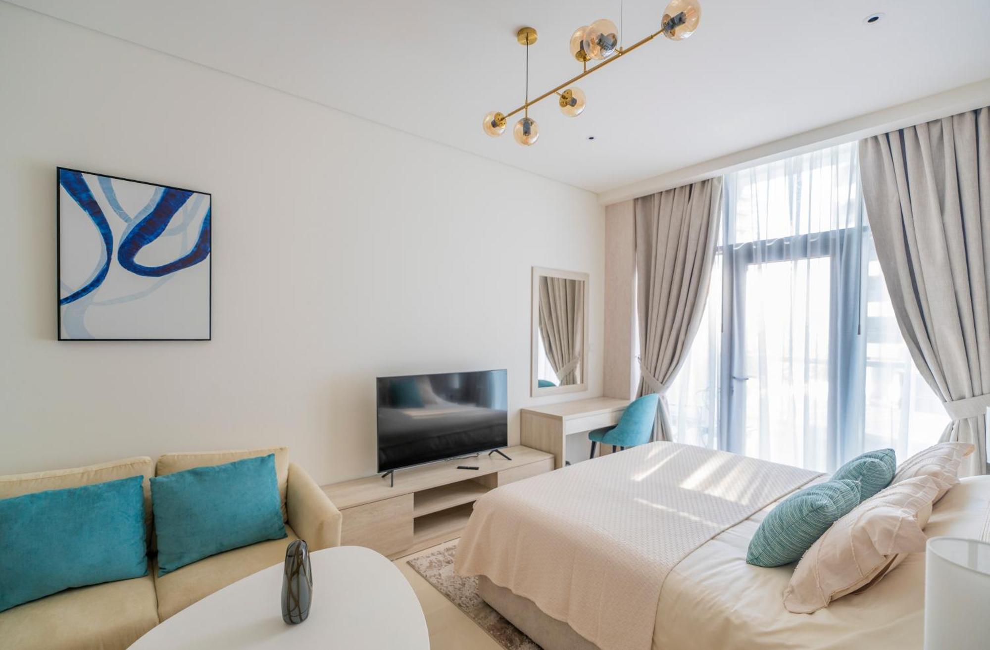 Studio With Pool And Private Beach Access On Palm Jumeirah Dubai Buitenkant foto